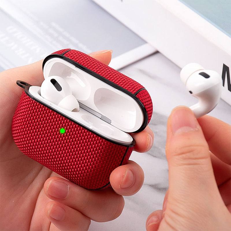 Nylon Protective Cases For Apple Airpods 1/2/Pro - Premium Airpods Cases from Dressmycell.com - Just $18.00! Shop now at Dressmycell.com Nylon Protective Cases For Apple Airpods 1/2/Pro - Premium Airpods Cases from Dressmycell.com - Just $18.00! Shop now at Dressmycell.com